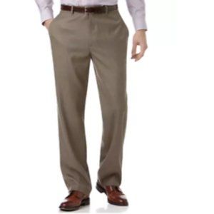 Collection by Michael Strahan Taupe Flat-Front Suit Pants - Classic Fit 29Wx30L